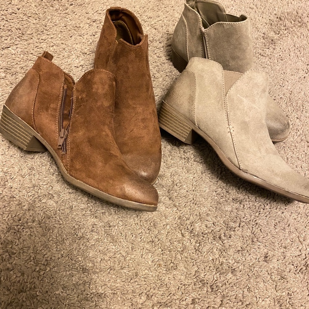 Two Pairs Of Block Heel Booties - image 2